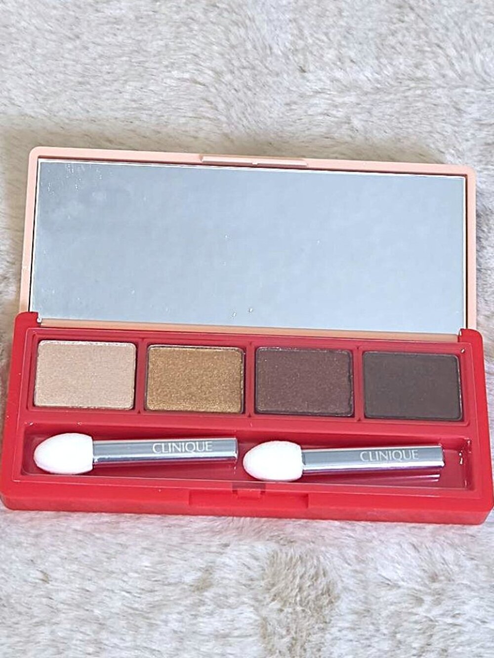 Clinique All About Shadow Quad - NWOB - Daybreak Morning Java Pink Chocolate